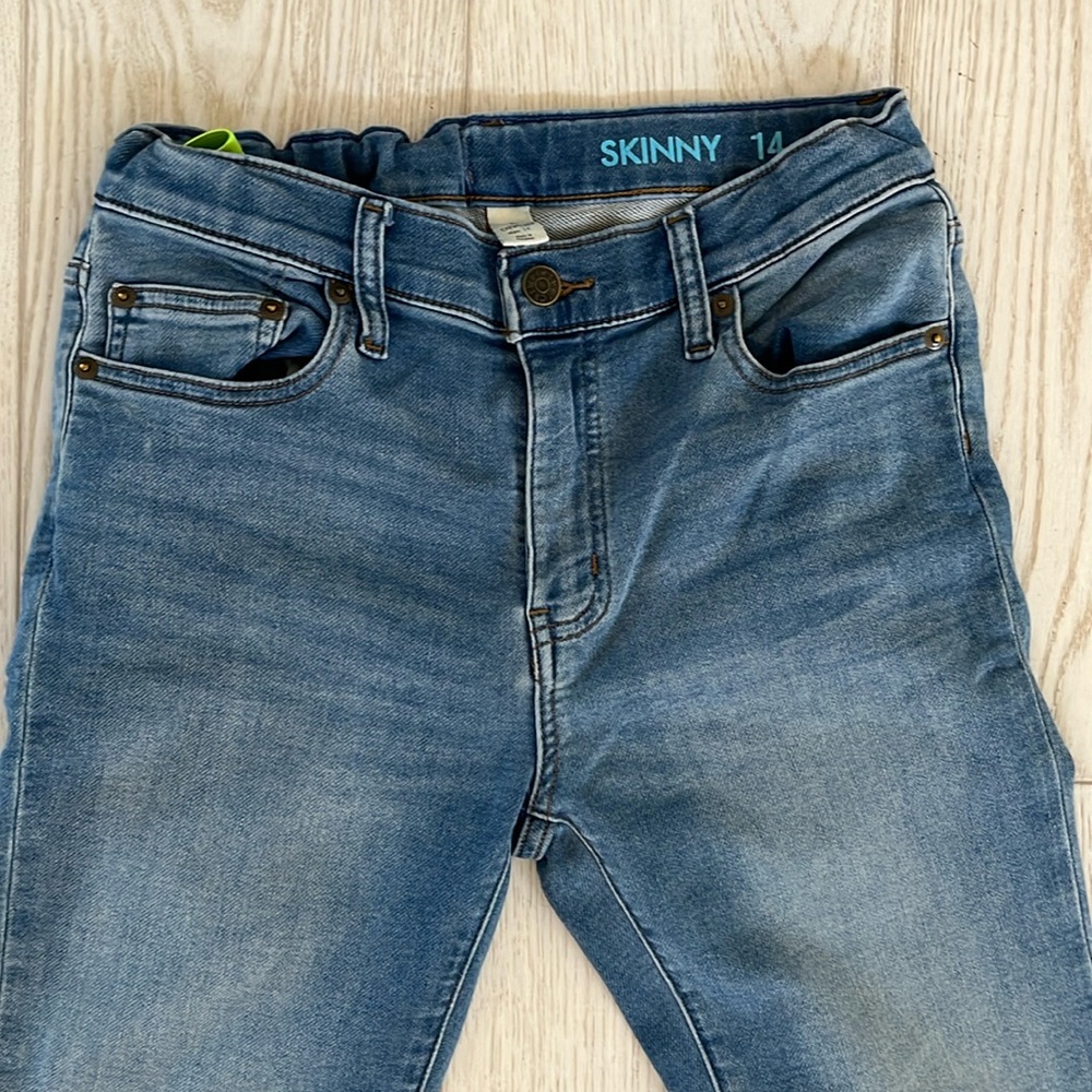 J.Crew boys size 14 skinny jeans.